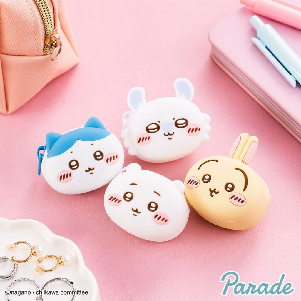 ちいかわ　マスコット　ポーチなど　プライズ品まとめ売り ちいかわ】8月8日より登場！おかおミニシリコンポーチがクレーン