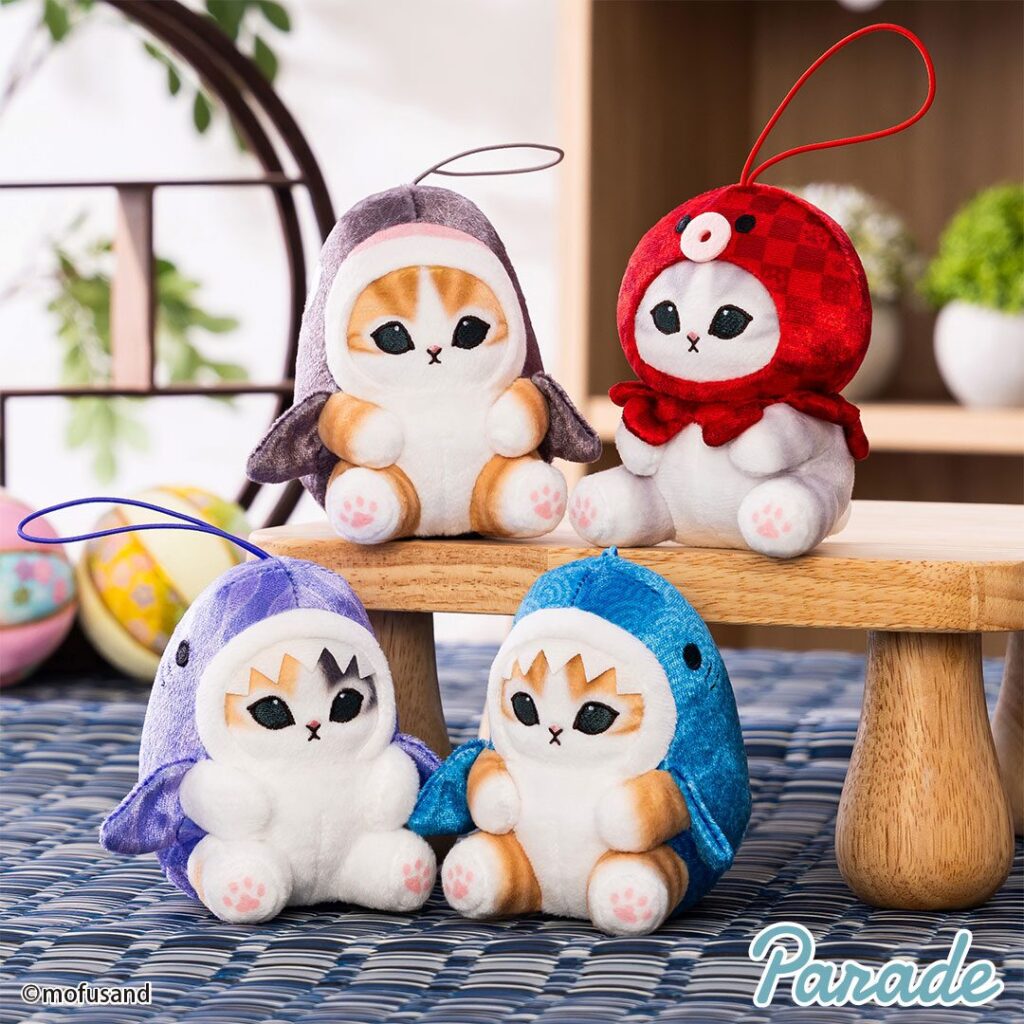 【新品未使用】mofusand モフサンド ぬいぐるみ 11点セット　まとめ売り mofusand ぽてたまぬいぐるみ かみつきさめにゃん 猫 ぬいぐるみ